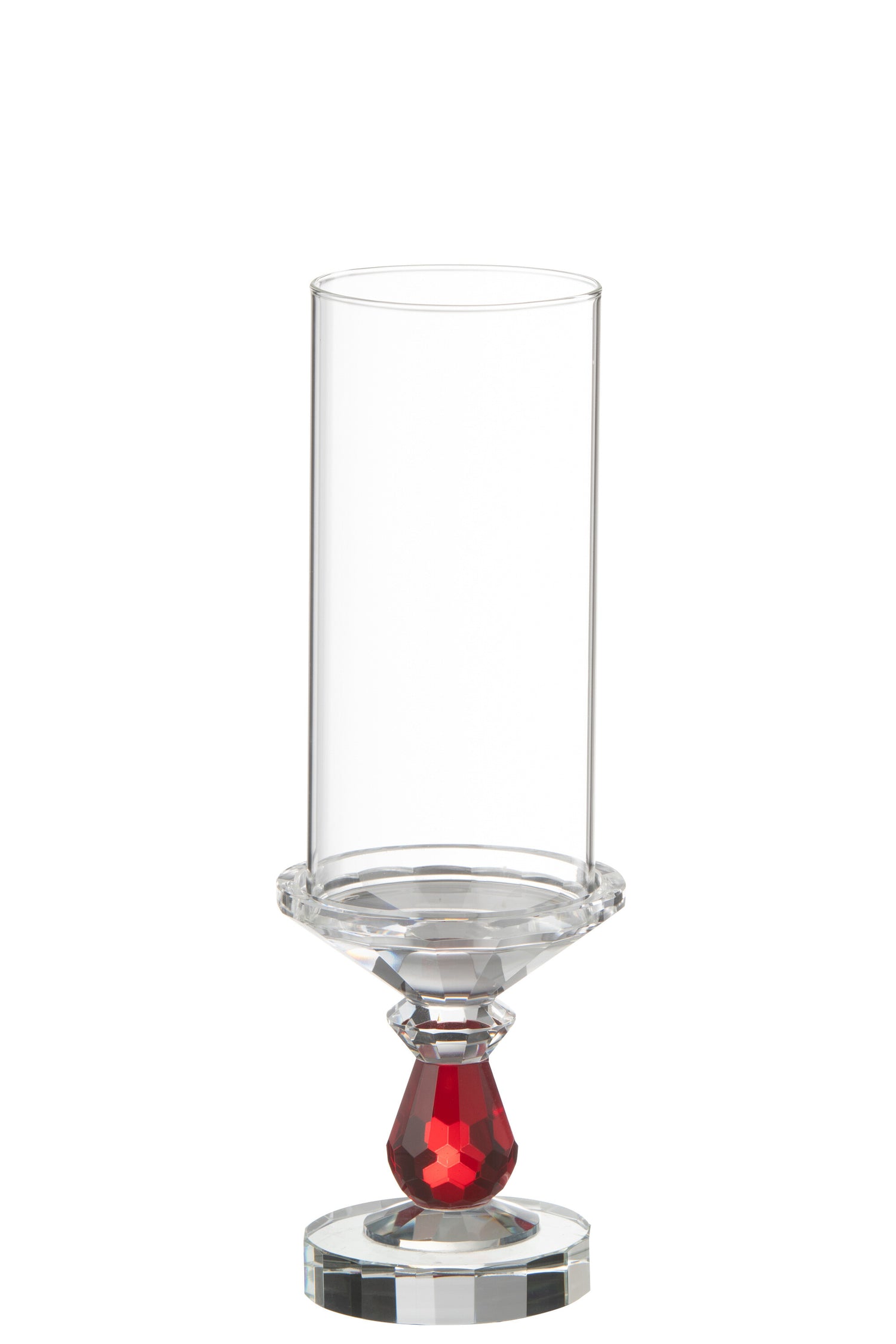 Orkaan Marie Kristal Rood/Transparant Klein