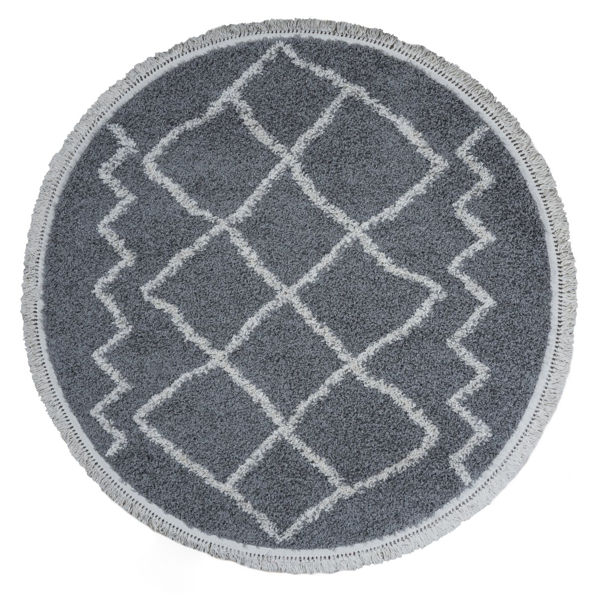 Vloerkleed Marrakesh Grey Rond ø160 cm