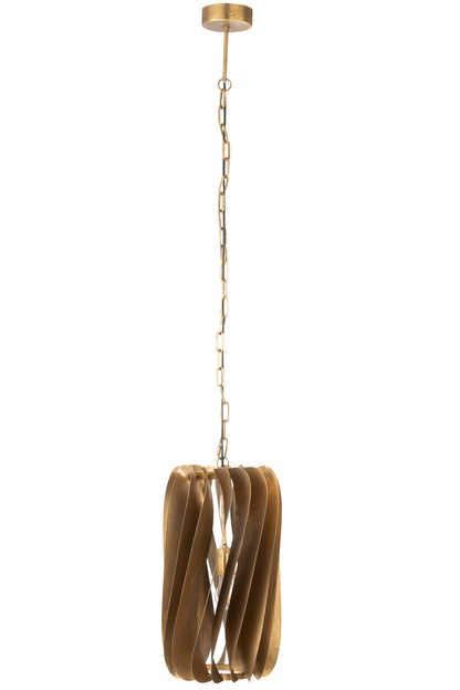 Plafondlamp Tina IJzer Zwart Goud