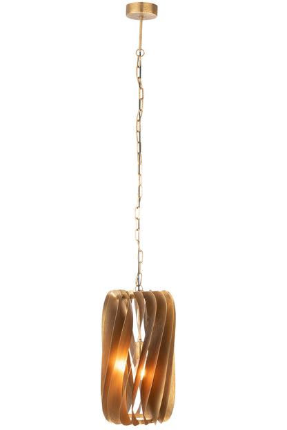 Plafondlamp Tina IJzer Zwart Goud