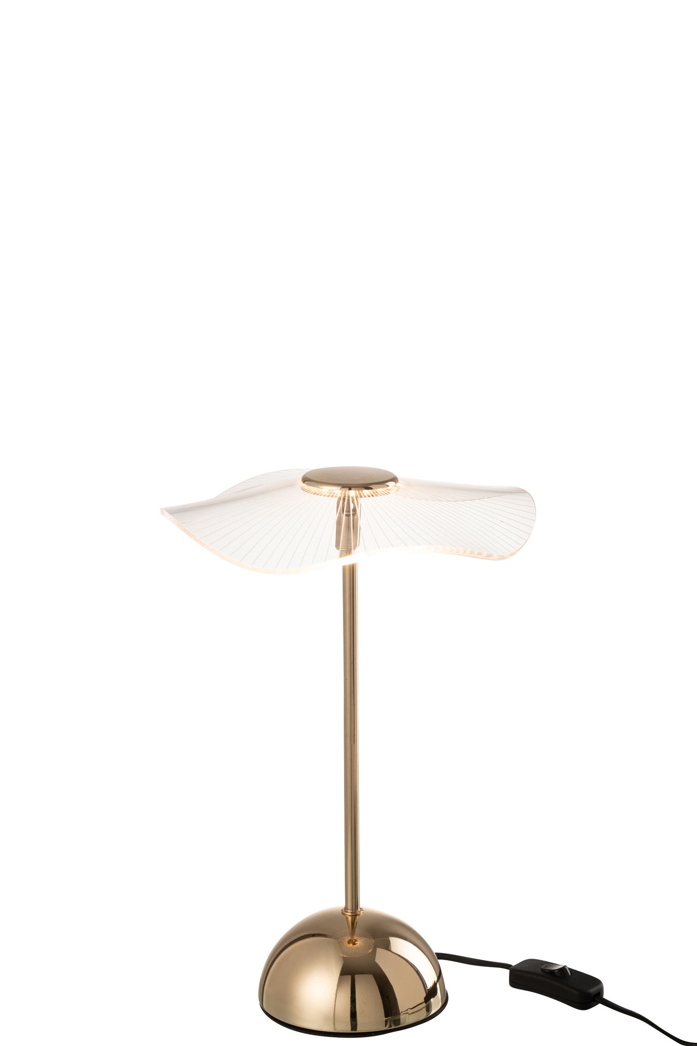 Tafellamp Led Bloem Metaal/Kunststof Goud Klein