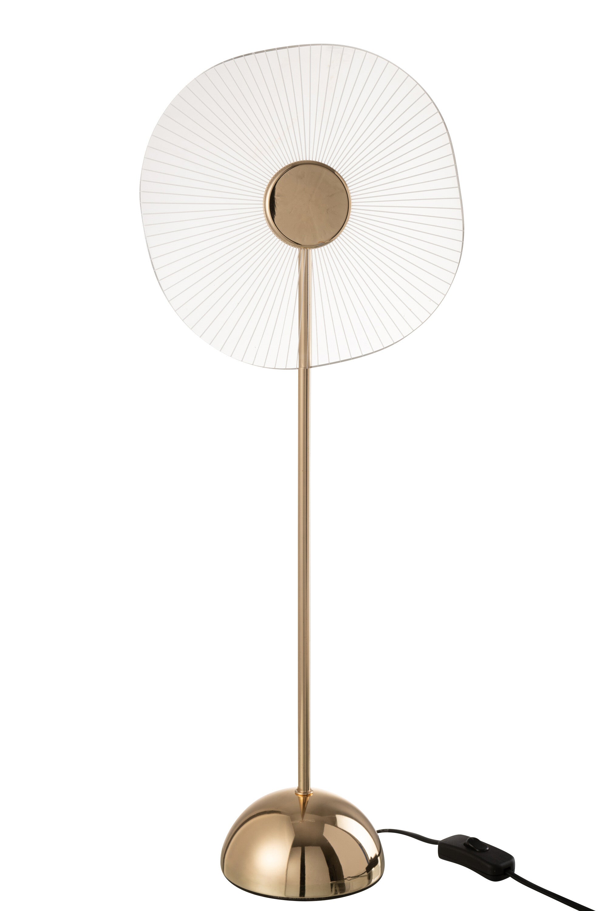 Tafellamp Led Bloem Metaal/Kunststof Goud Groot