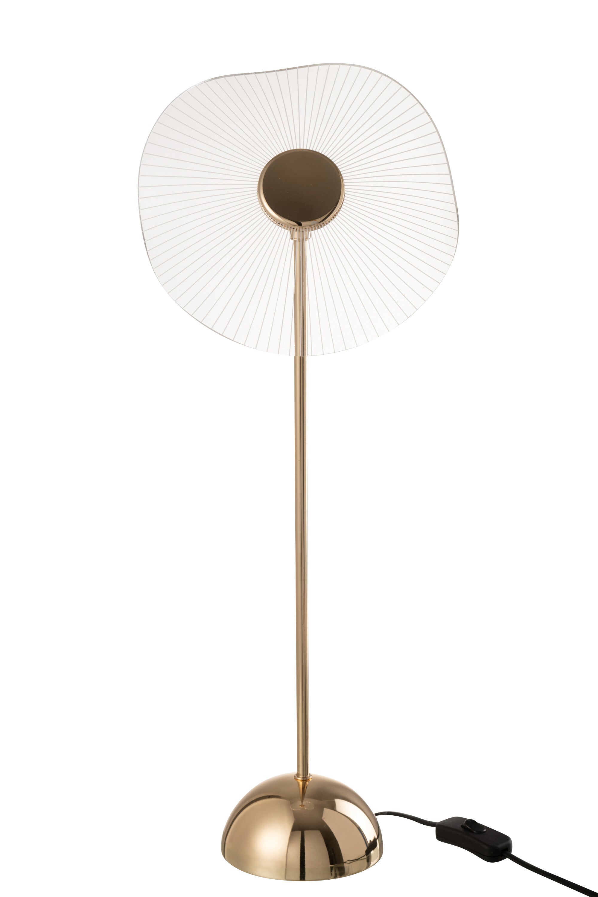 Tafellamp Led Bloem Metaal/Kunststof Goud Groot