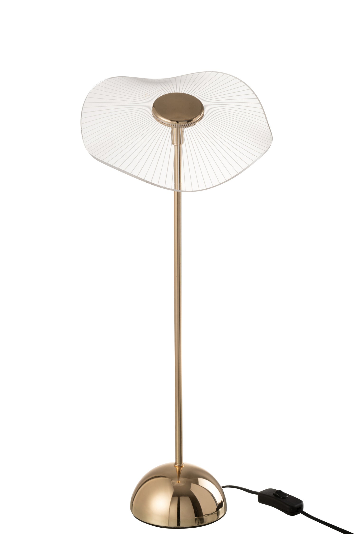 Tafellamp Led Bloem Metaal/Kunststof Goud Groot