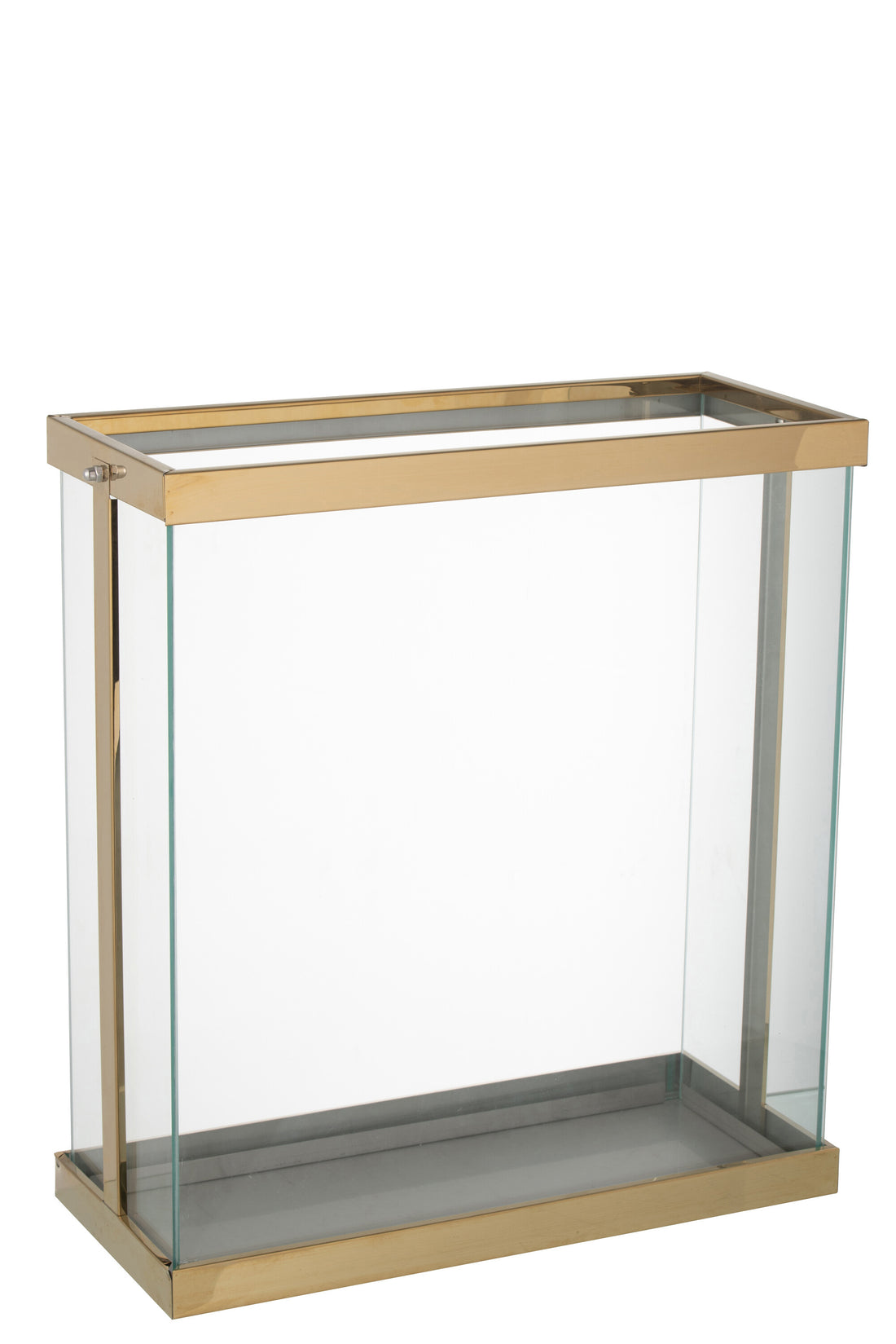 Lantaarn Rechthoekig Enma IJzer/Glas Goud Groot