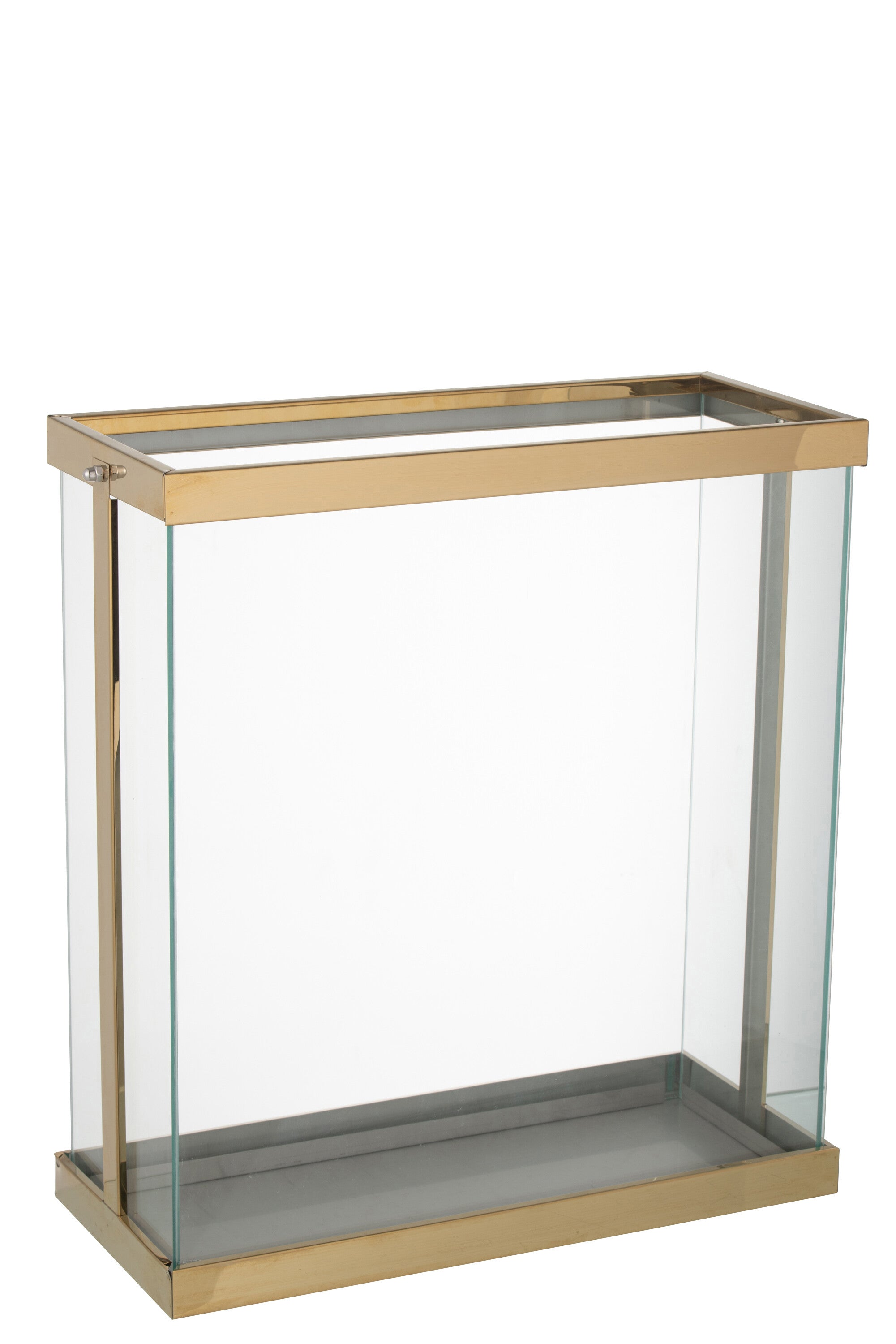 Lantaarn Rechthoekig Enma IJzer/Glas Goud Groot