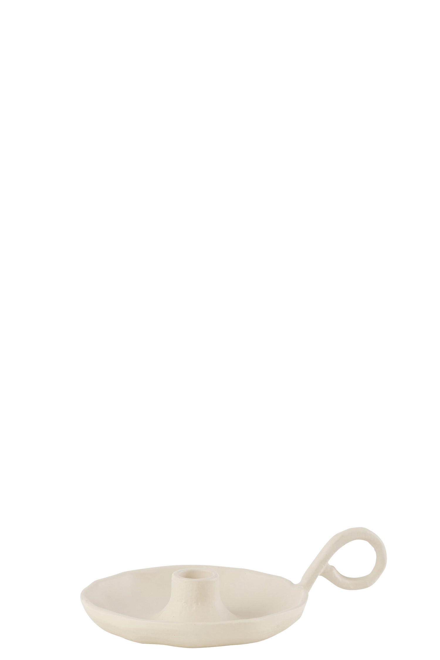 Kaarsenhouder Agra Aluminium Wit