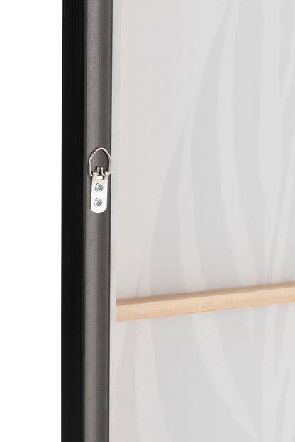 Wanddecoratie Zebra Canvas/Kunststof Zwart/Wit