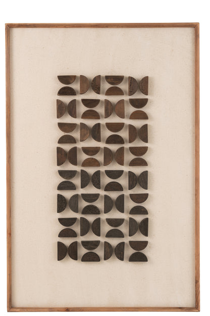 Wanddecoratie Josh Grenenhout/Canvas Natuurlijk