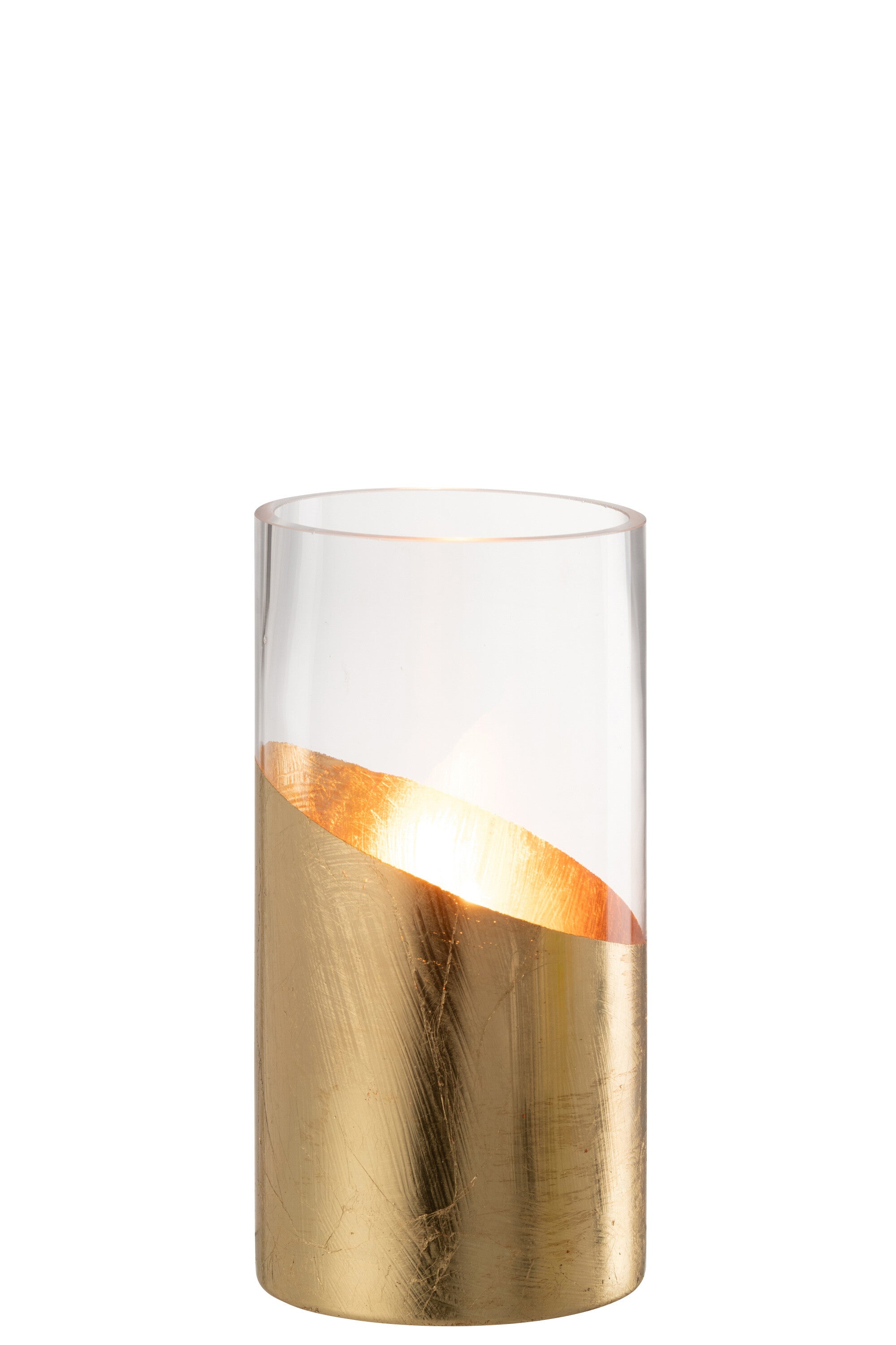 Orkaan Moa Glas Transparant/Goud Klein