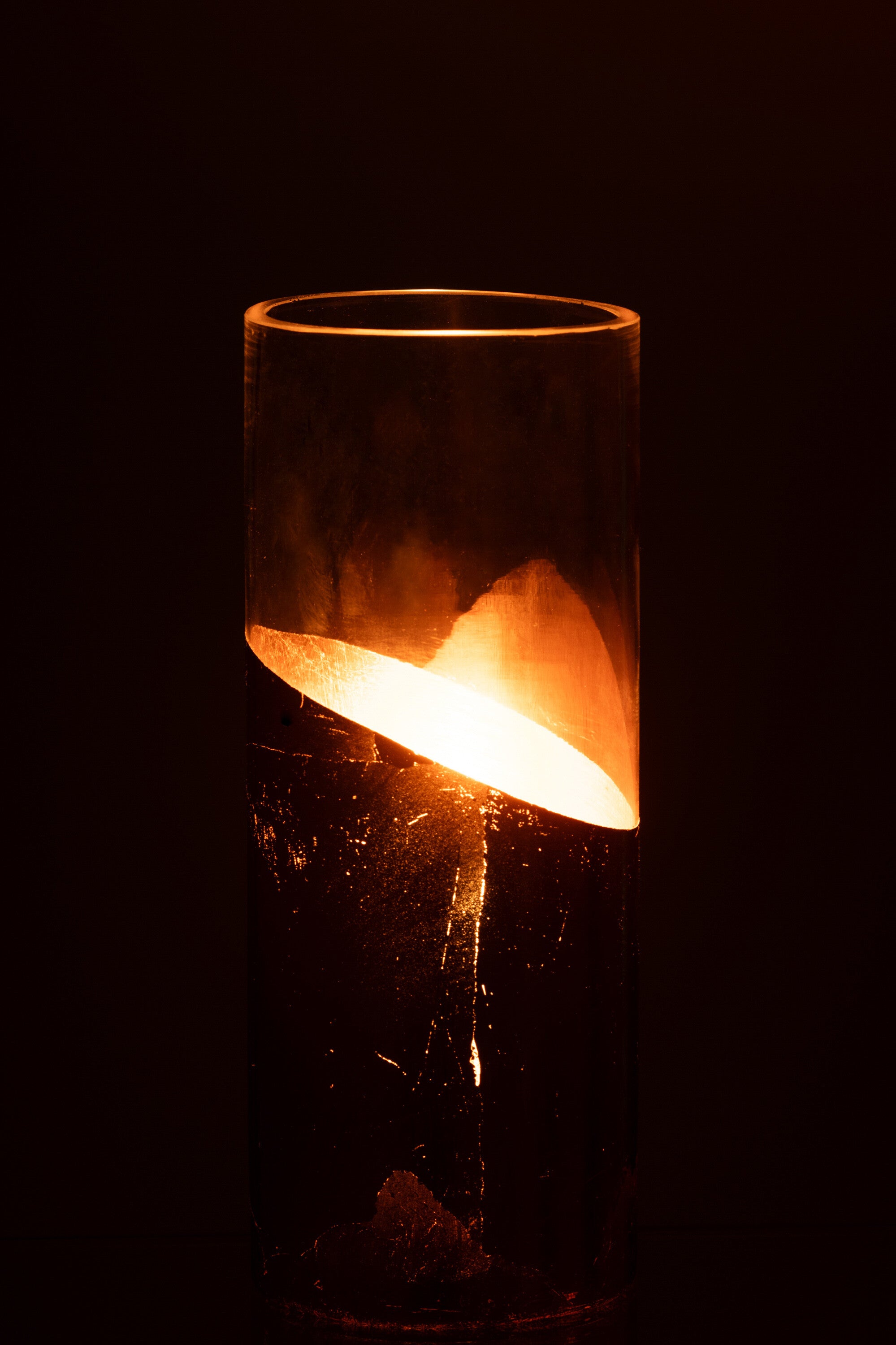 Orkaan Moa Glas Transparant/Goud Medium