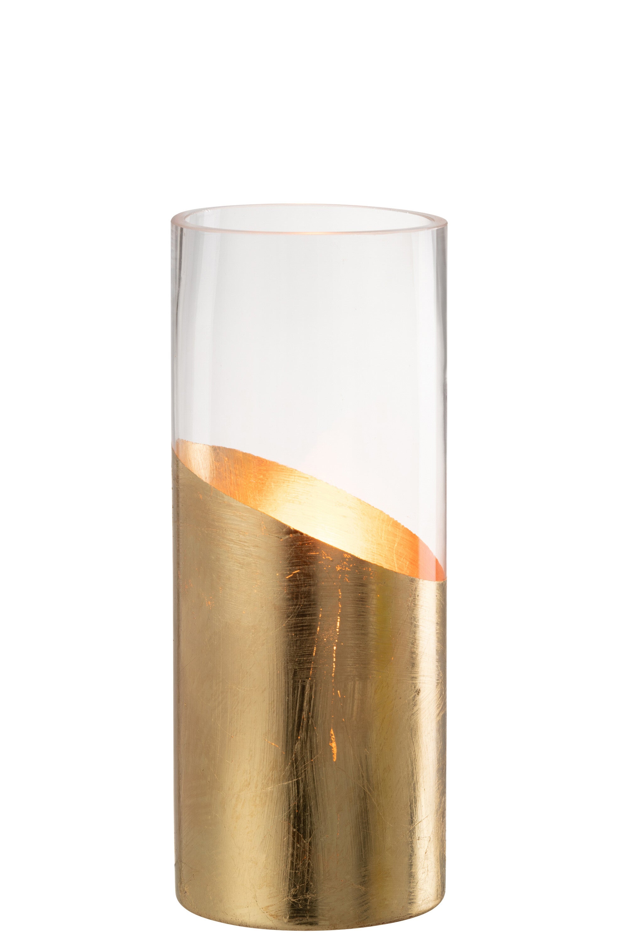 Orkaan Moa Glas Transparant/Goud Medium
