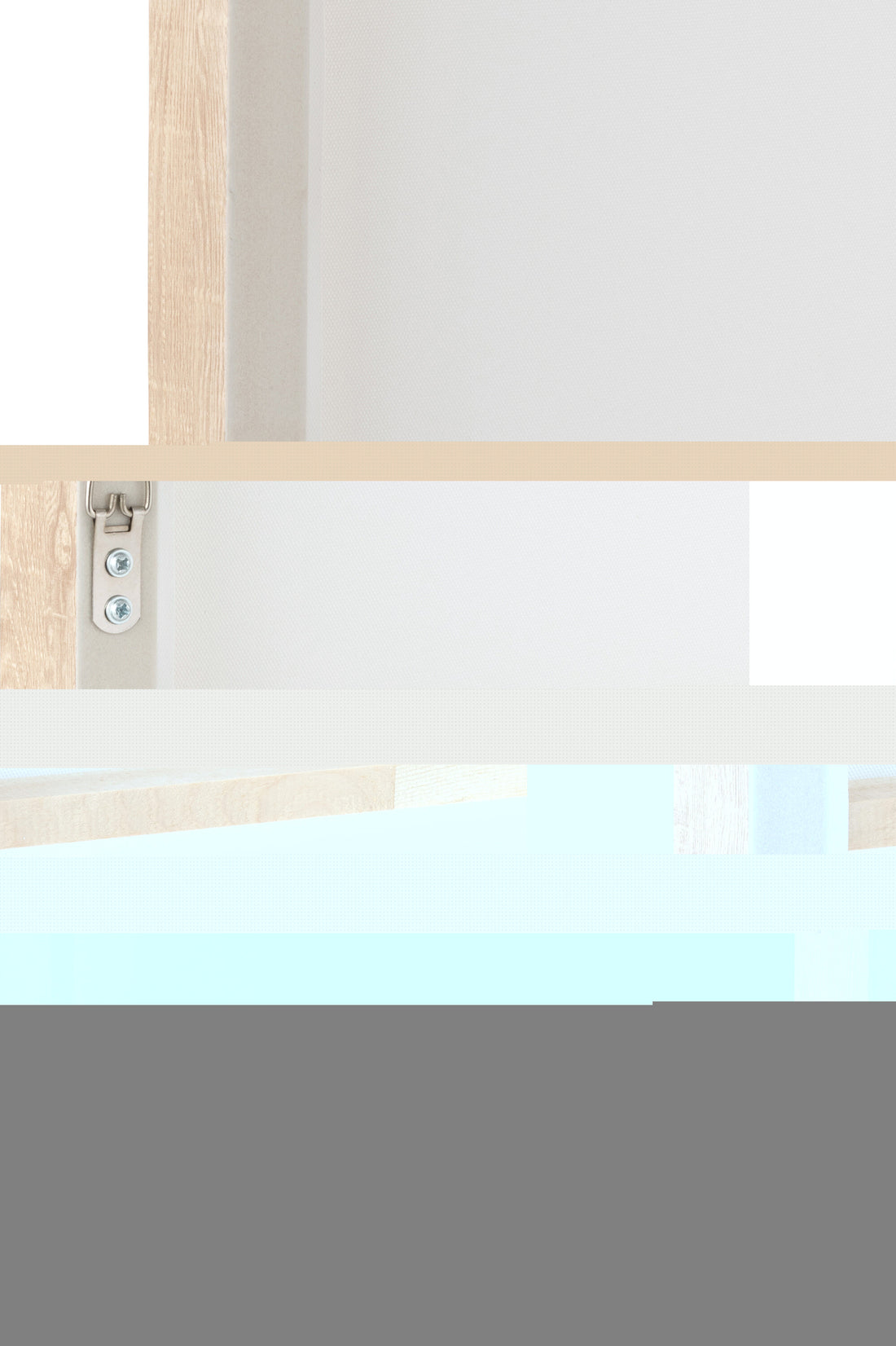Wanddecoratie Yak Gezicht Grenenhout/Polyresin Wit/Beige