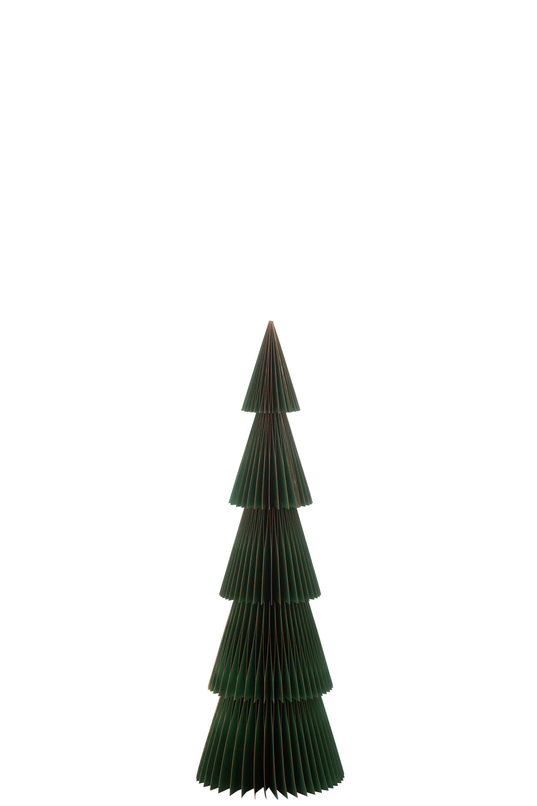 J-Line Christmas Tree Folding Paper Dark Green/Copper Small