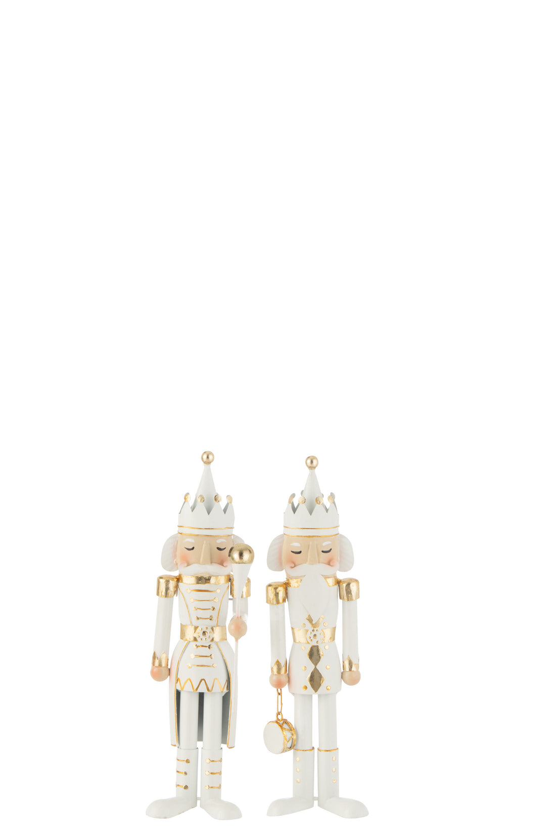 Notenkraker IJzer Goud/Wit Klein Assortiment Van 2