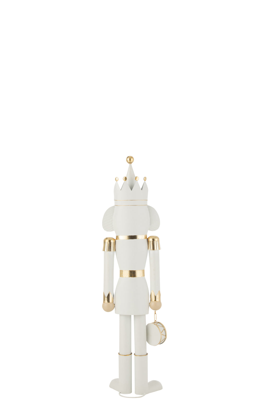 Notenkraker IJzer Goud/Wit Medium