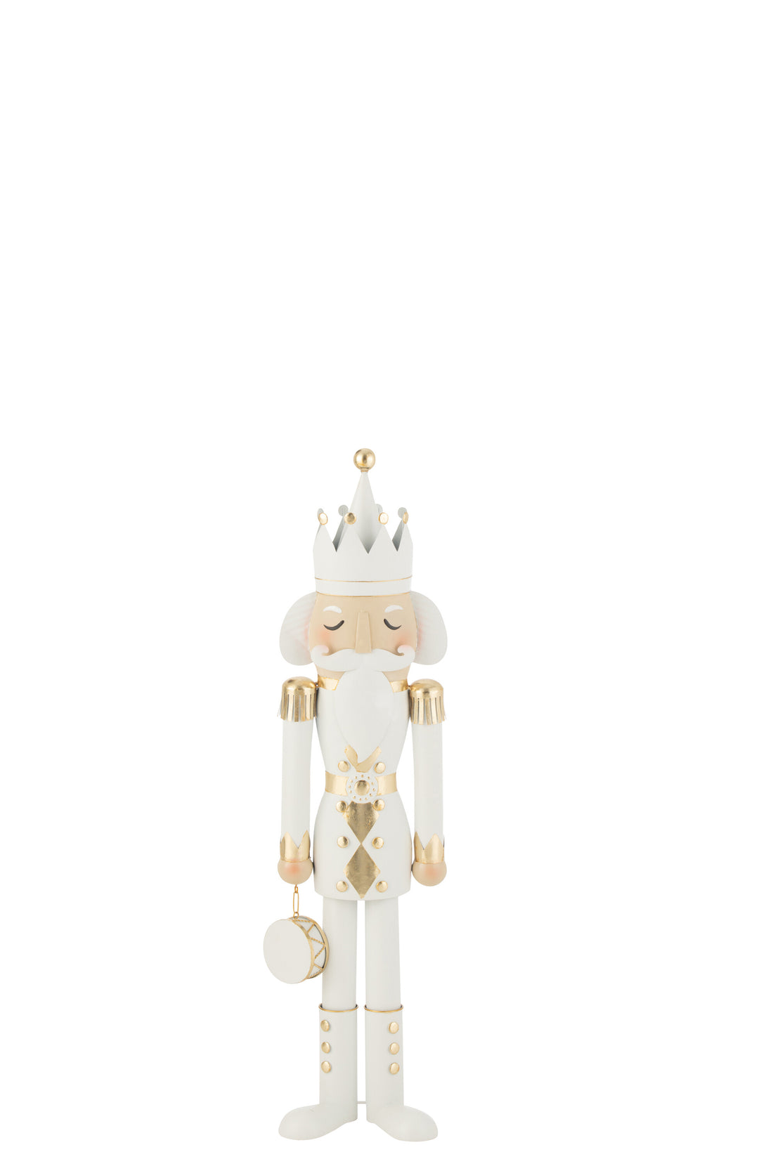 Notenkraker IJzer Goud/Wit Medium