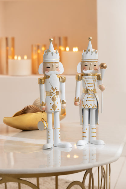 Notenkraker IJzer Goud/Wit Groot