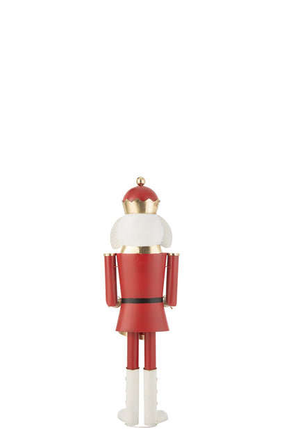 Notenkraker Drum IJzer Rood/Goud Medium
