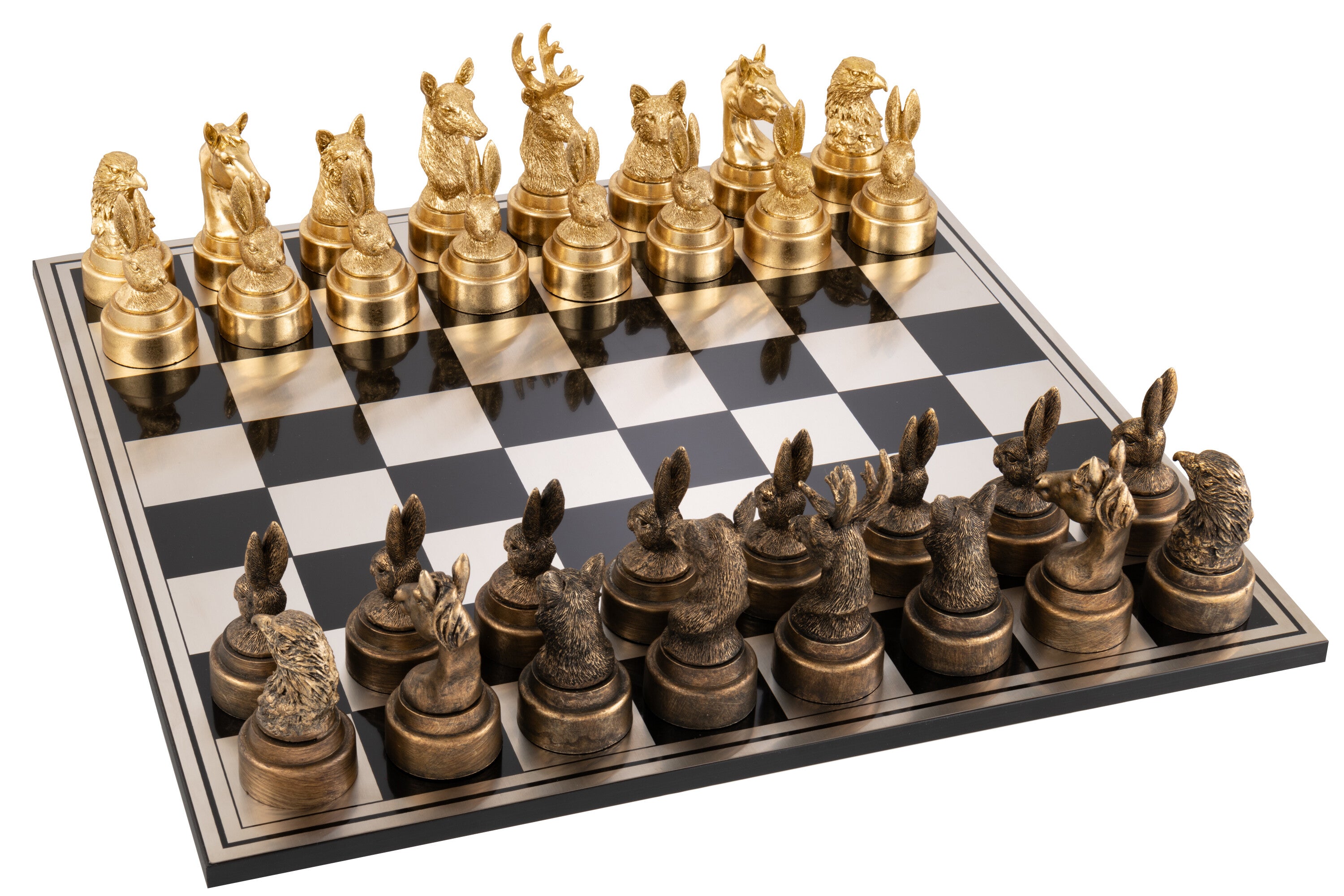 Schaakspel Dieren Poly Mix