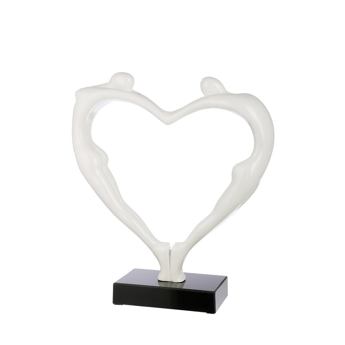 Sculptuur hart paar harten H.55 cm