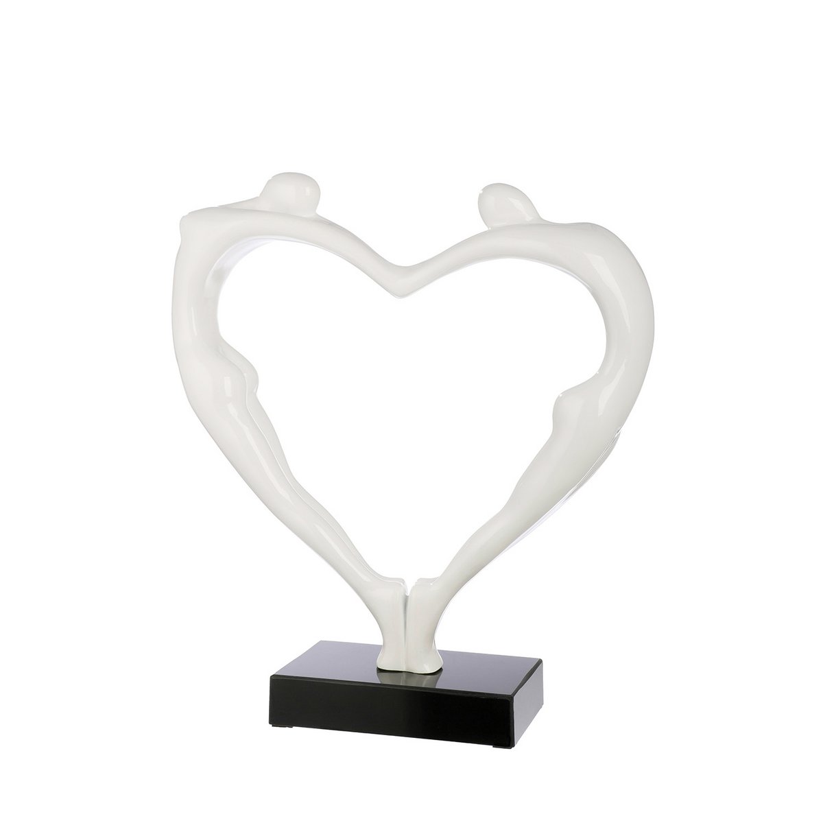 Sculptuur hart paar harten H.55 cm