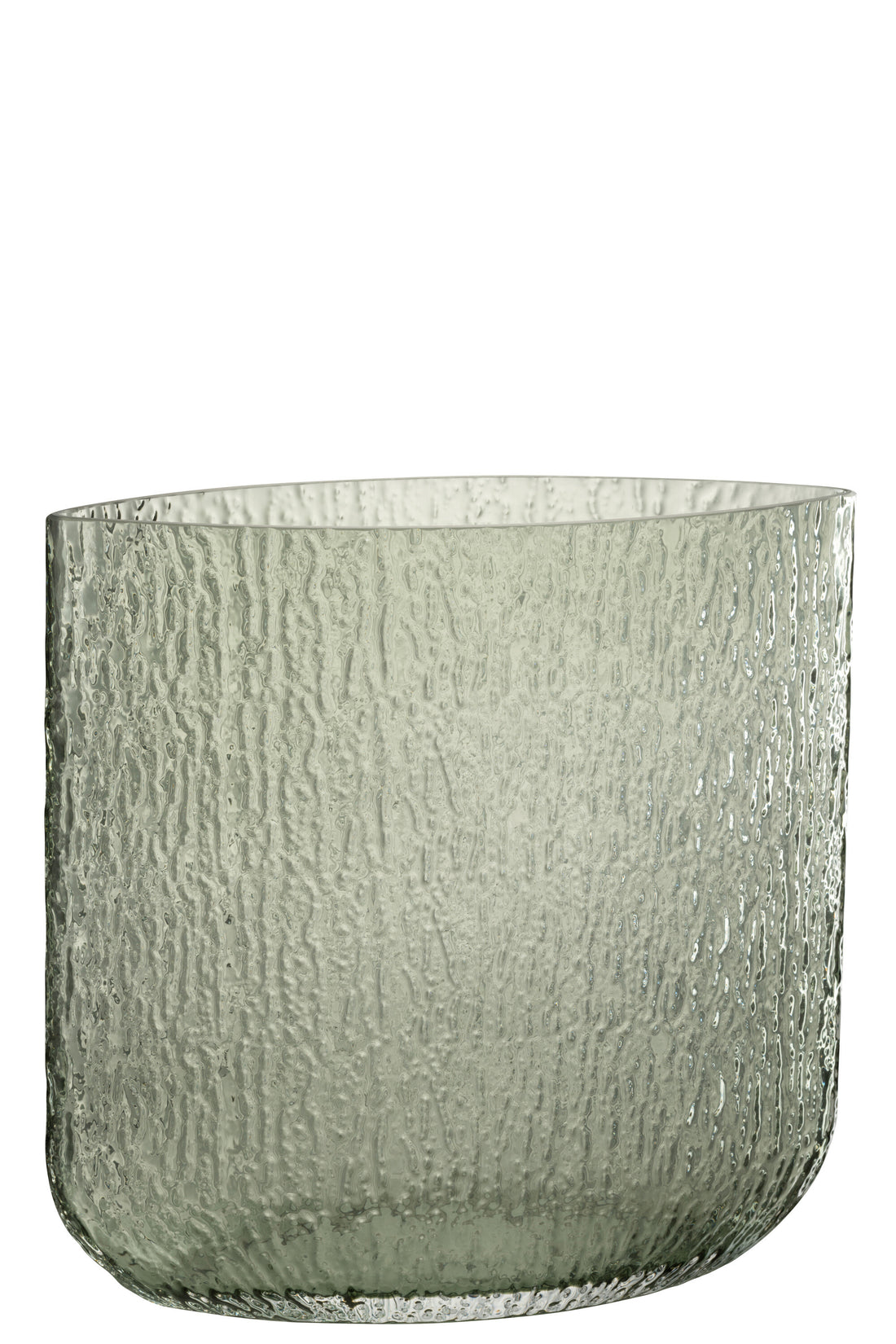 Vaas Mila Breed Glas Groen