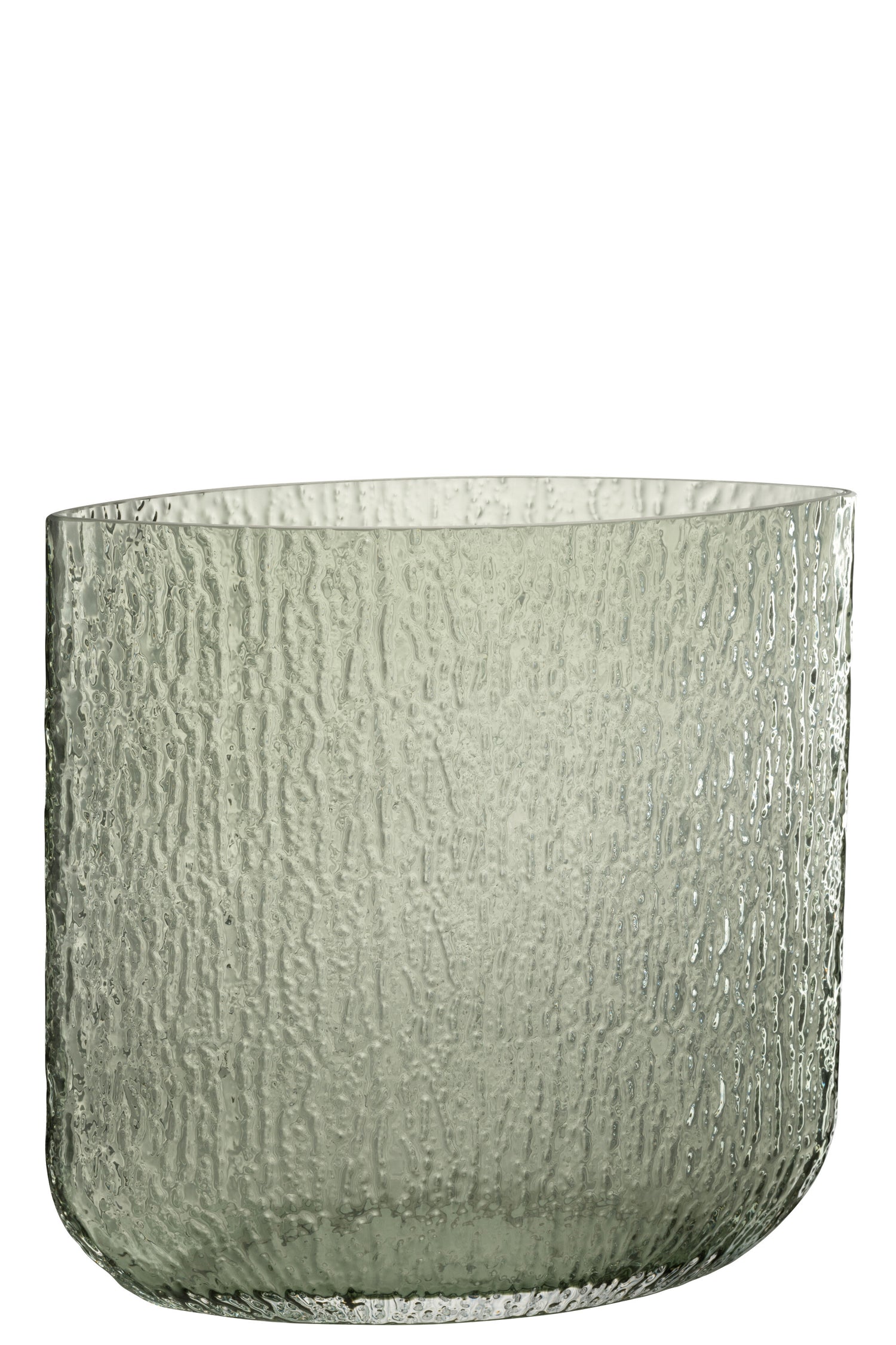 Vaas Mila Breed Glas Groen