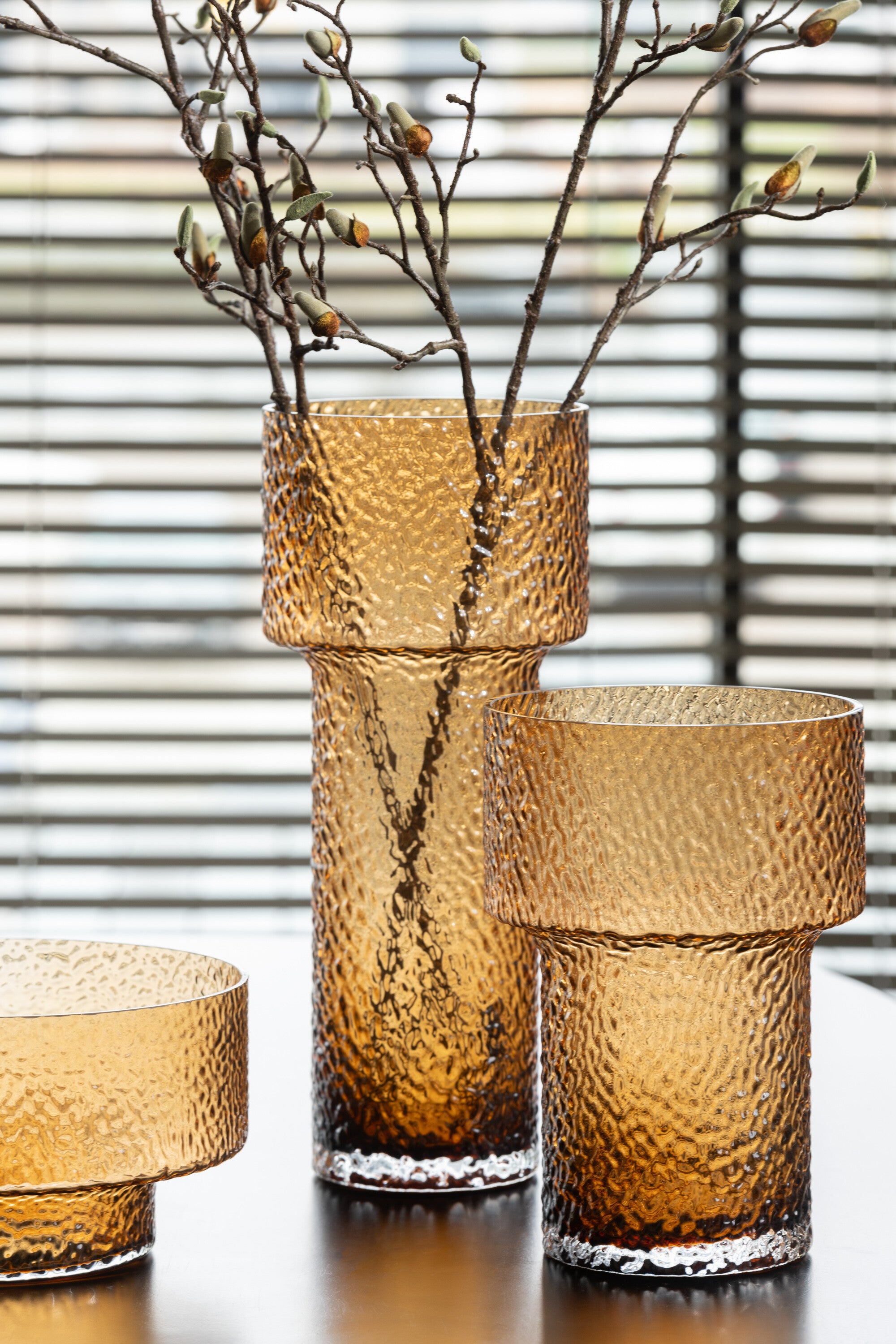Vaas Betty Glas Bruin Groot