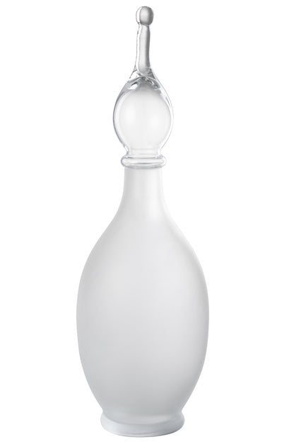 Vaas+Dop Fles Deco Jo Glas Transparant Groot