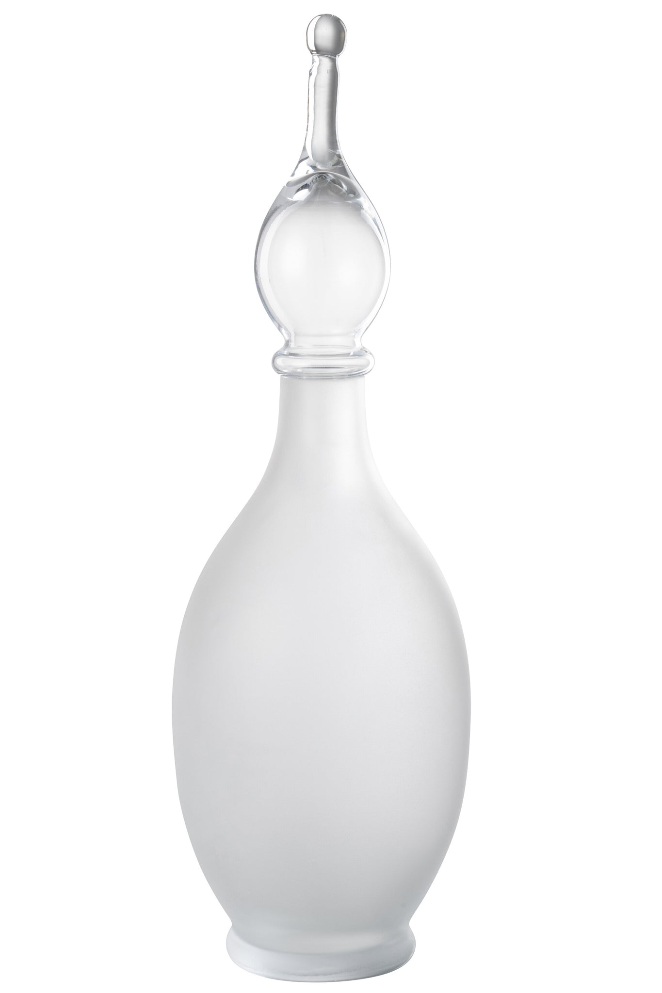 Vaas+Dop Fles Deco Jo Glas Transparant Groot