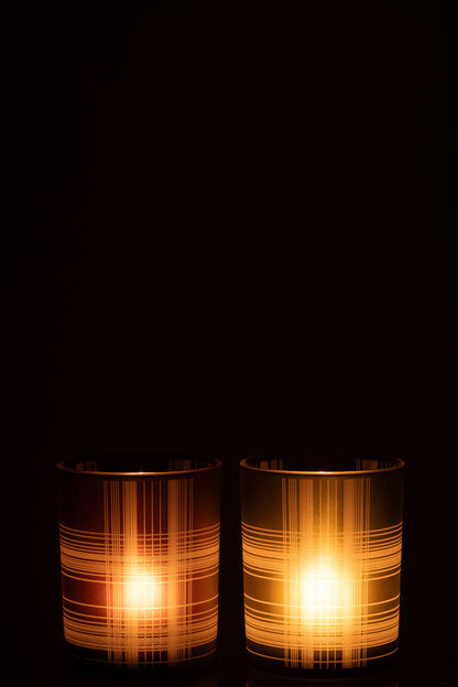 Orkaan Controle Glasmat Bruin/Groen Medium Assortiment Van 2