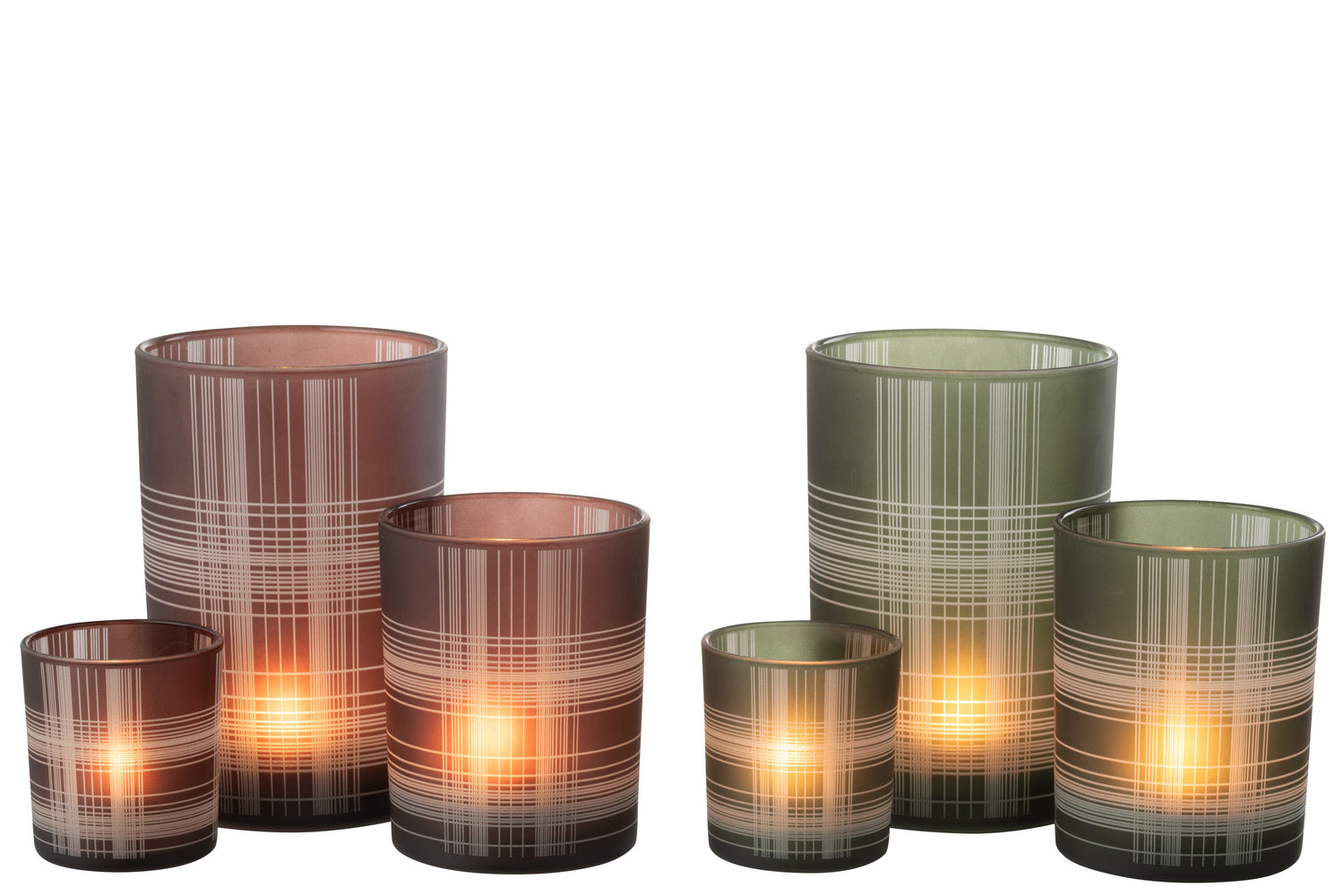 Orkaan Controle Glasmat Bruin/Groen Groot Assortiment Van 2