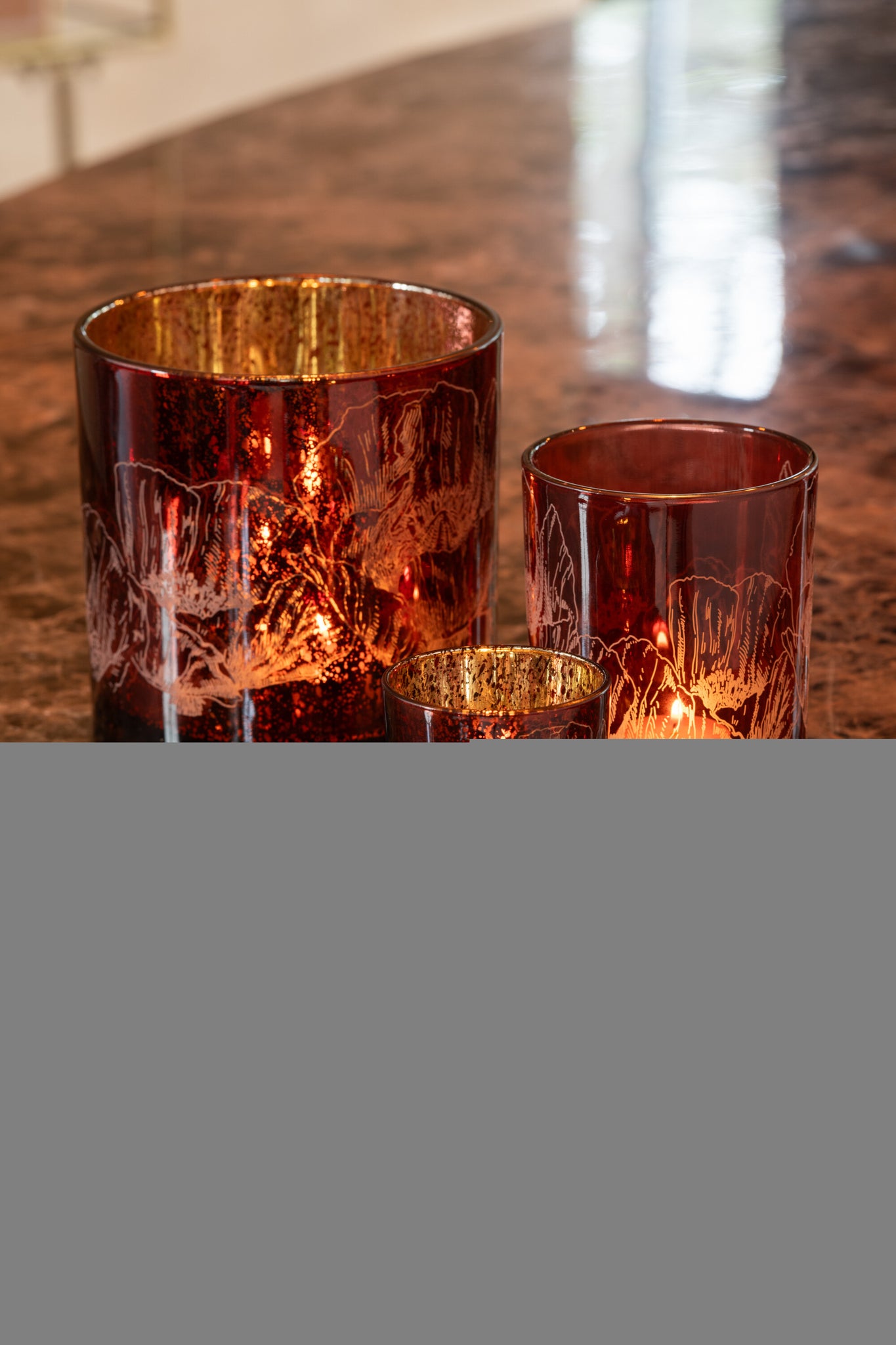 Hurricane Bloemen Glas Bordeaux/Antiek Bordeaux Groot Assortiment Van 2