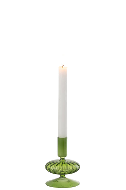 Kaarsenhouder Ufo Glas Groen