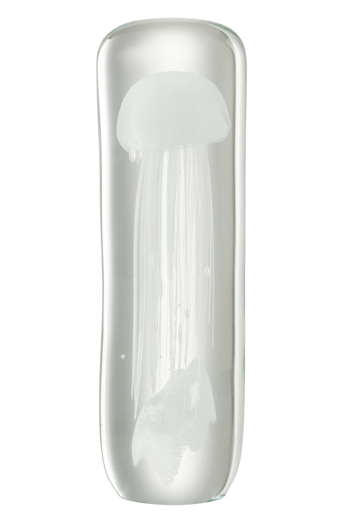 Papiergewicht Kwal Cilinder Glas Melkwit