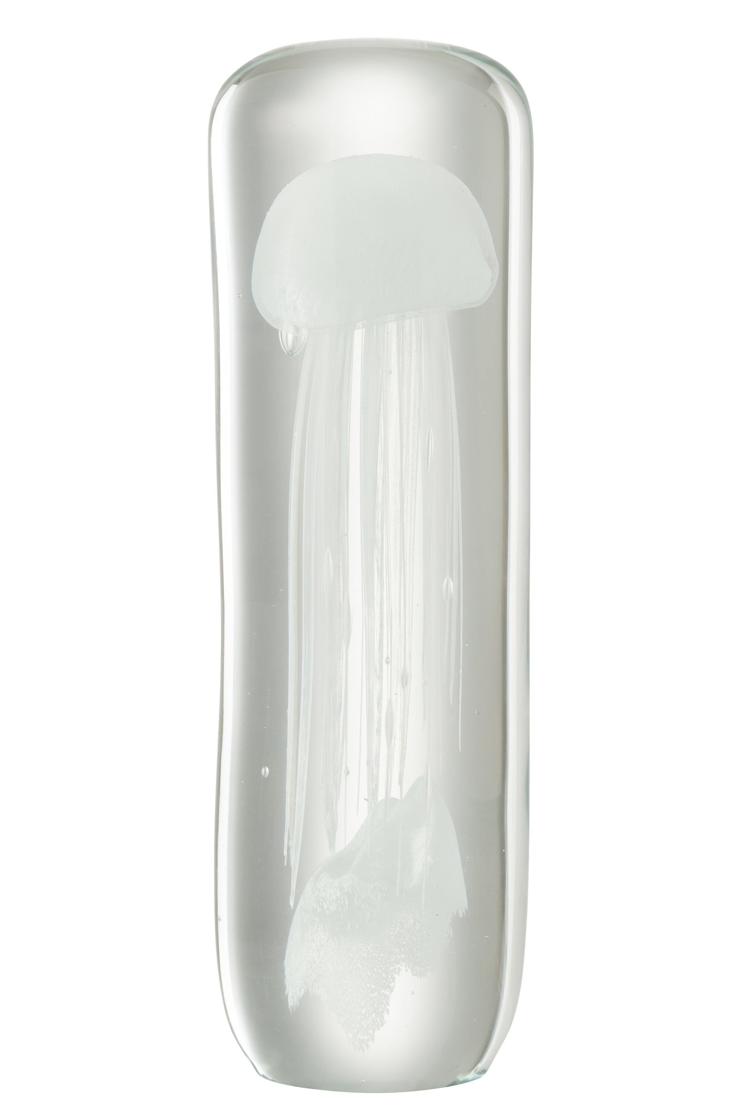 Papiergewicht Kwal Cilinder Glas Melkwit