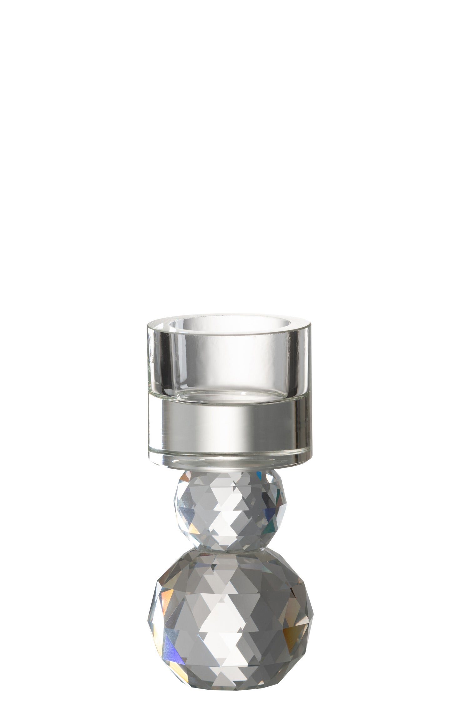 Kaarsenhouder Kristalglas Transparant