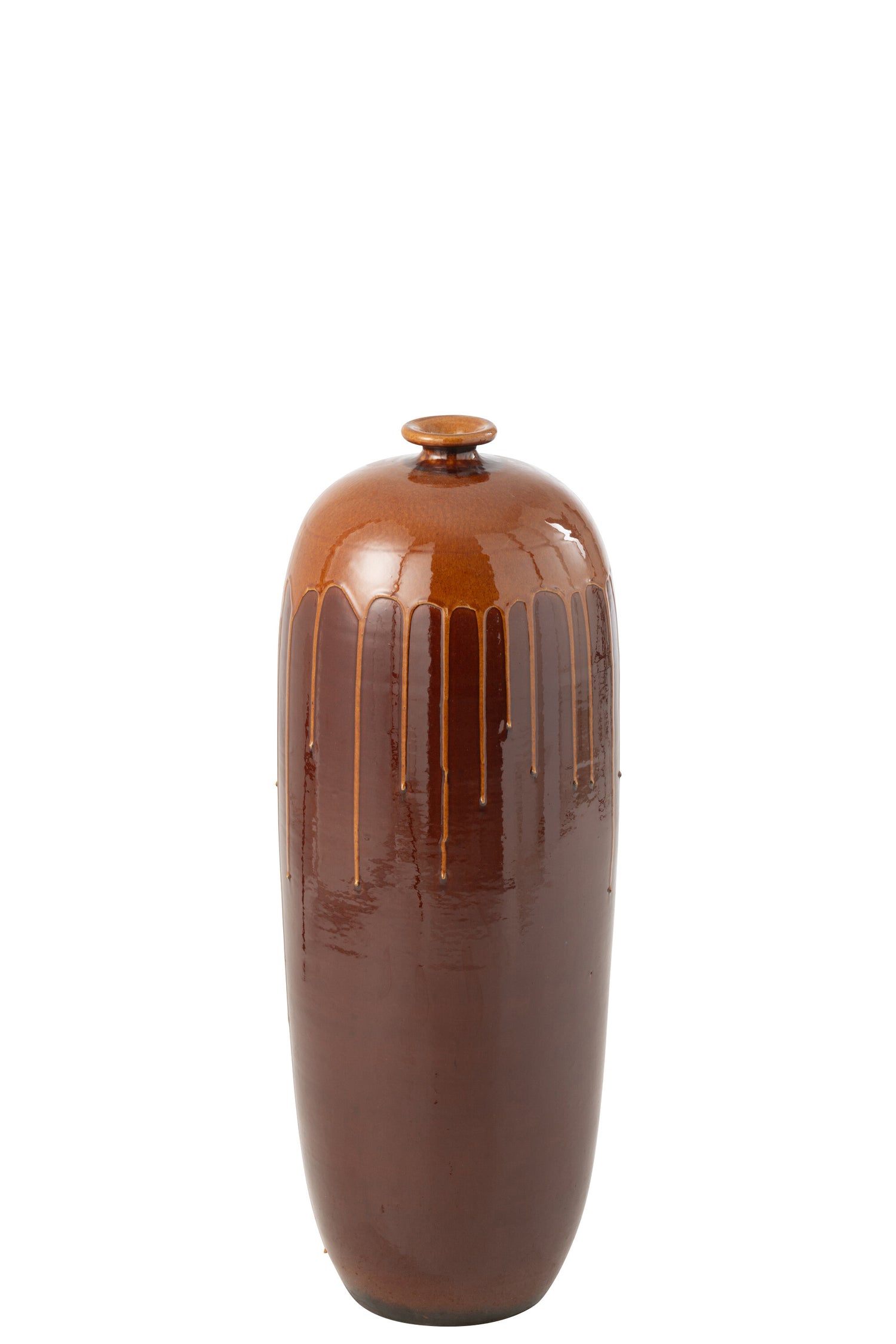 Vaas Lee Terra Glanzend Bruin/Oranje Medium