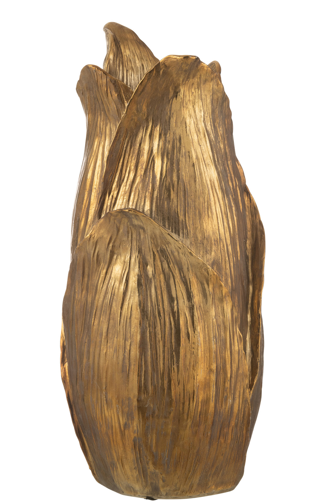 Vaas Nebu Bloemblaadjes Poly Goud Groot