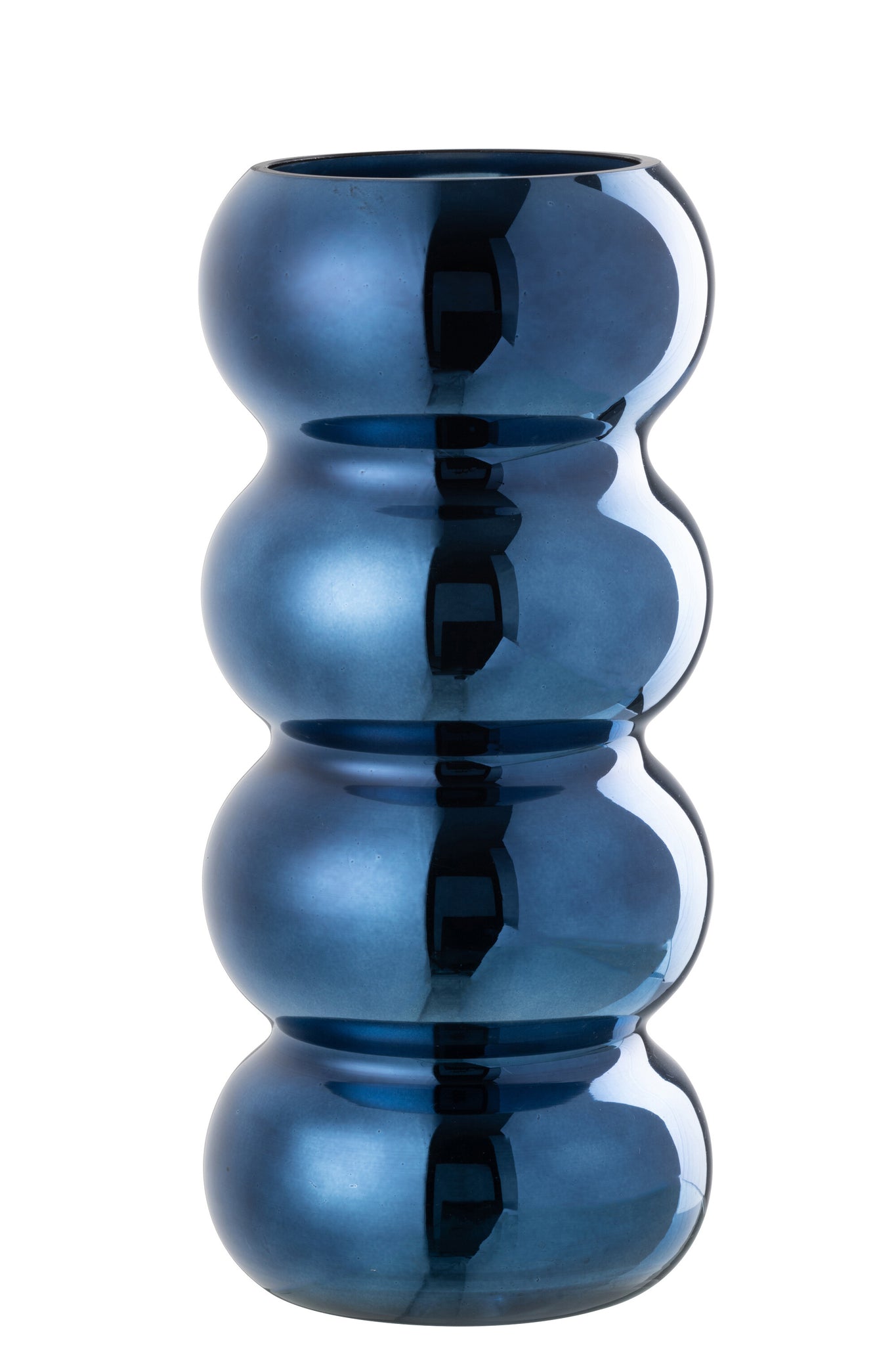 Vaas Rups Glas Blauw