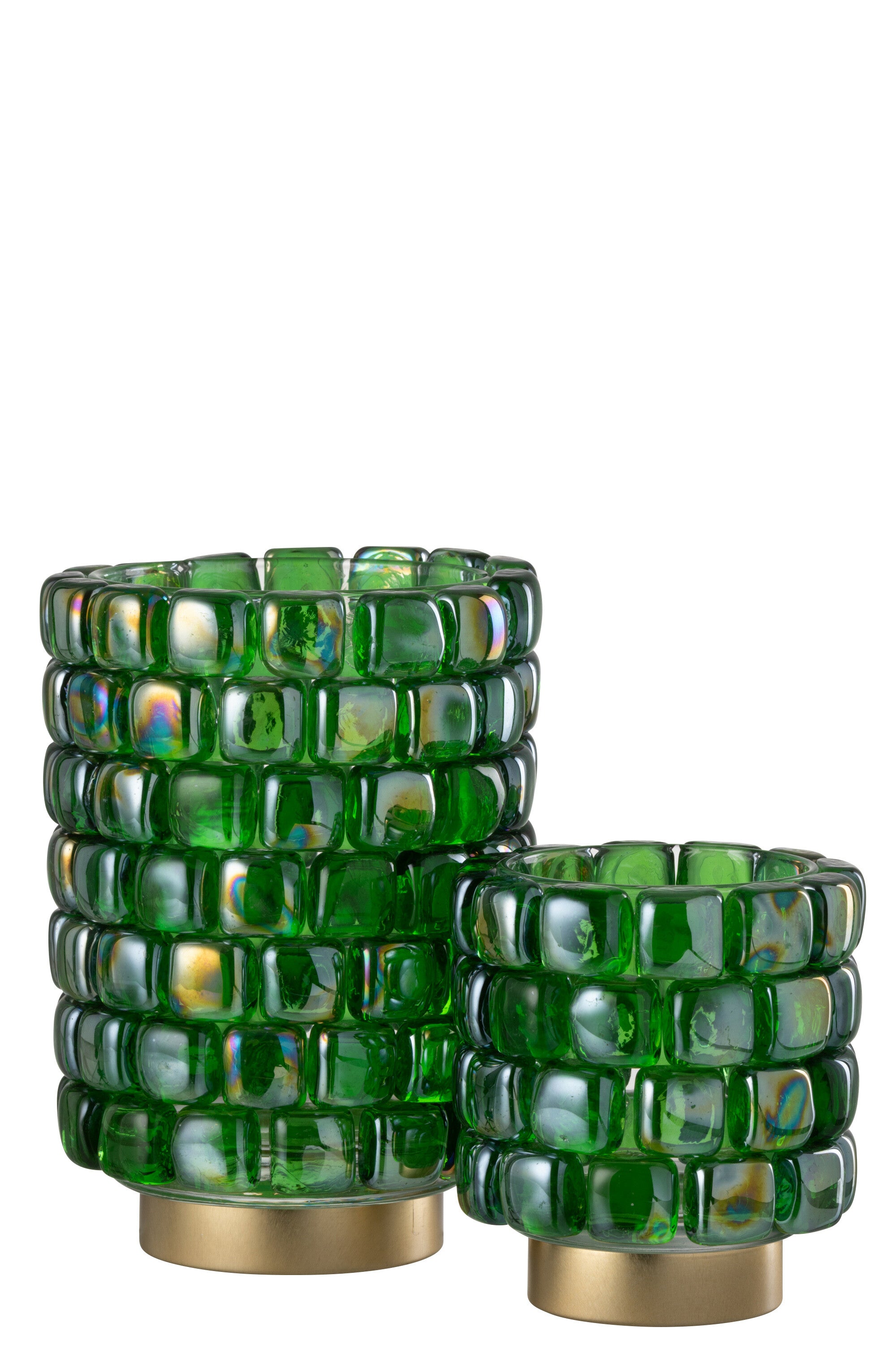 Orkaan Vierkante Mozaïekglas Groen Groot