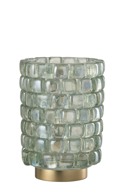 Orkaan Vierkante Mozaïekglas Transparant Groot