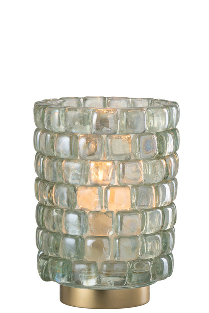 Orkaan Vierkante Mozaïekglas Transparant Groot