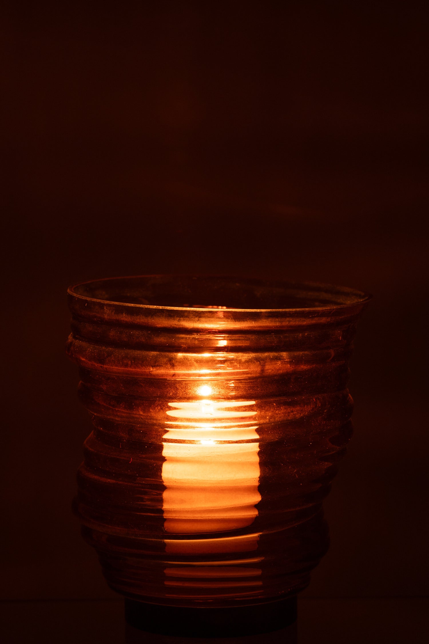 Vaas Tornado Glas Bruin Klein