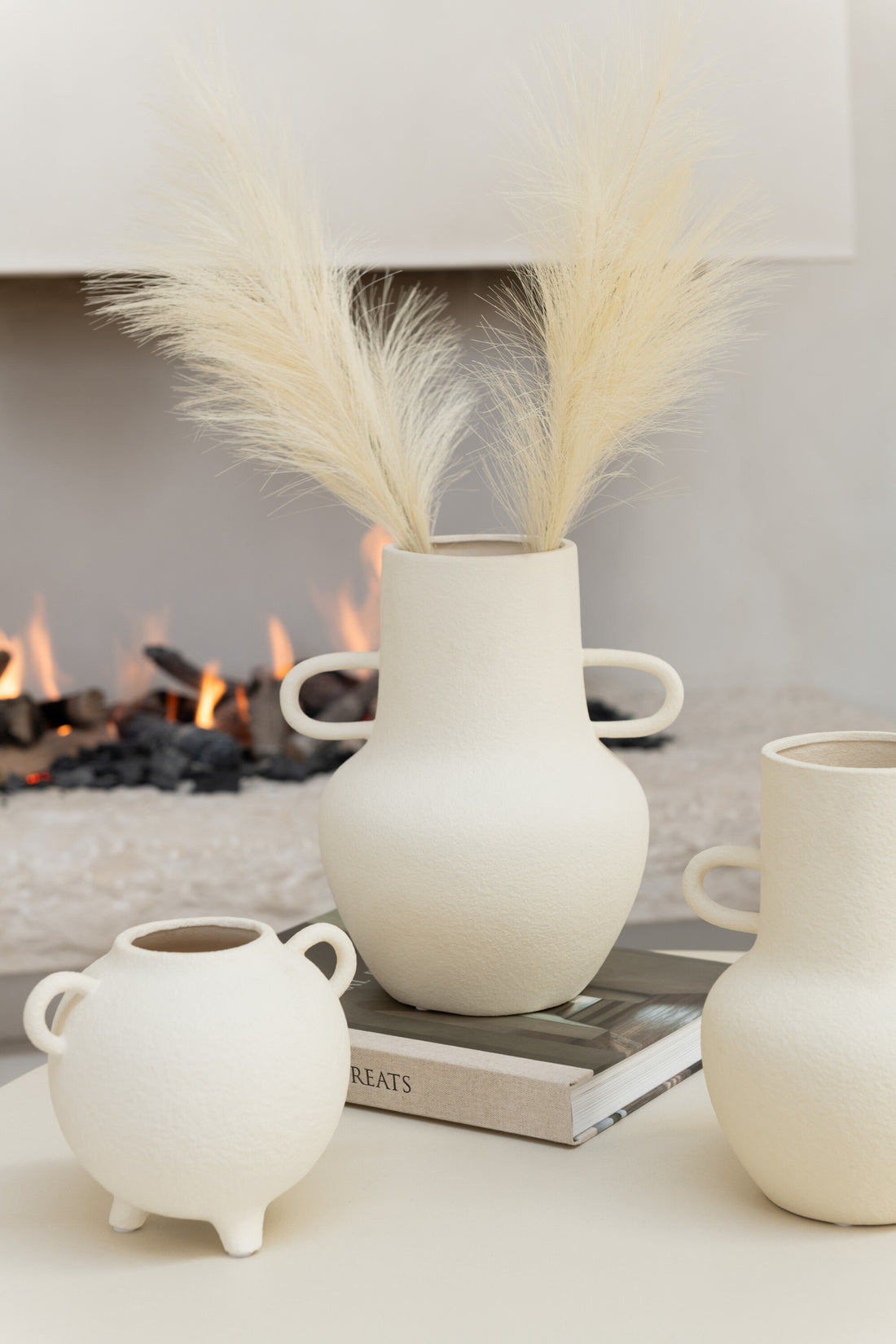 Vaas Kan Ronde Steengoed Beige
