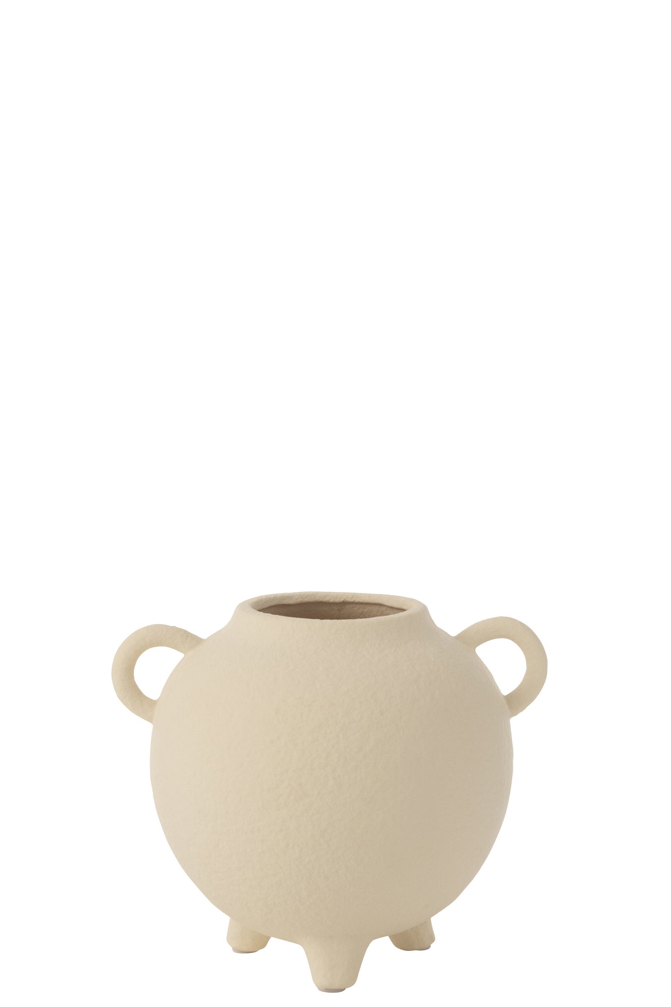 Vaas Kan Ronde Steengoed Beige