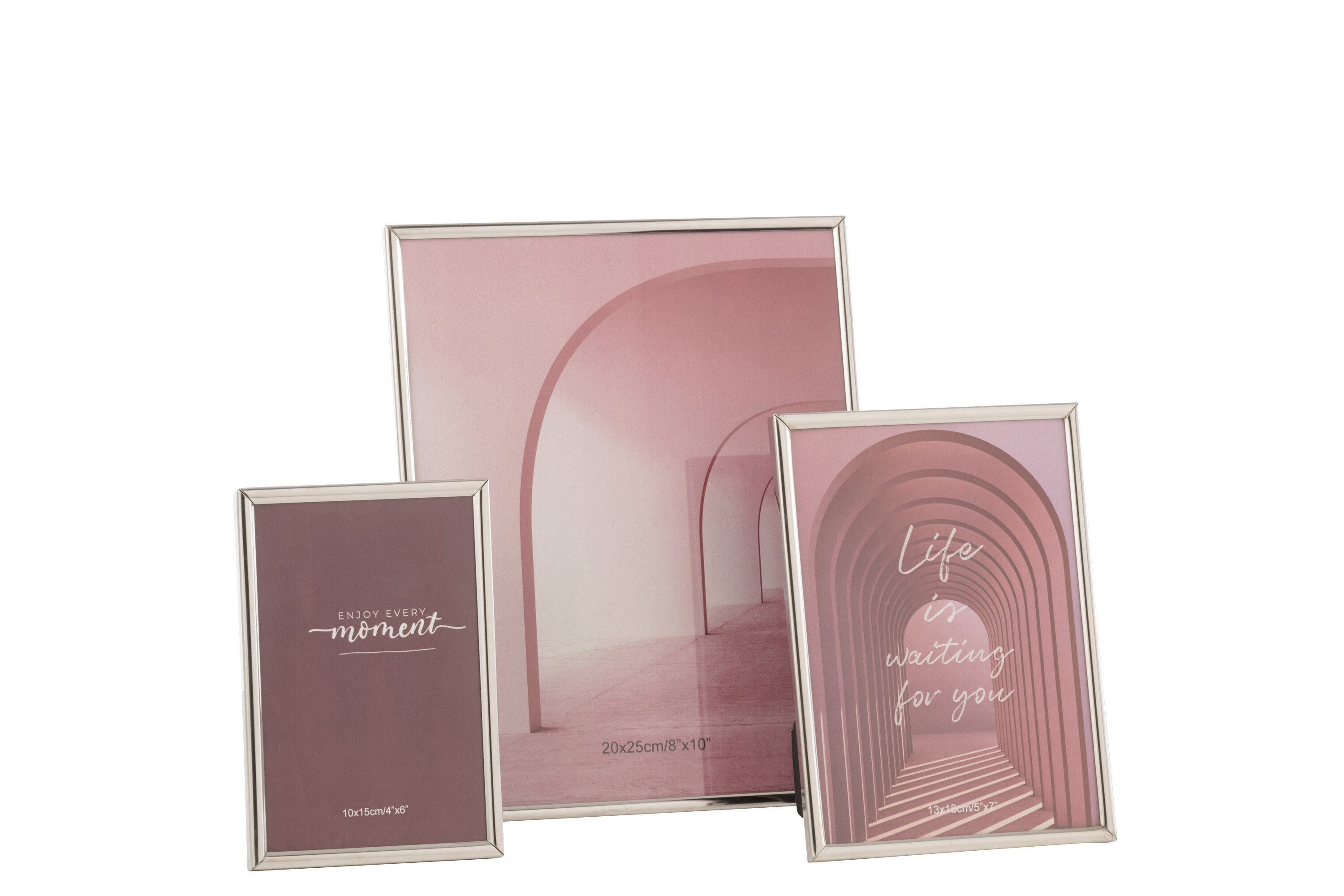 J-Line Fotokader Tracy Metaal Zilver Large