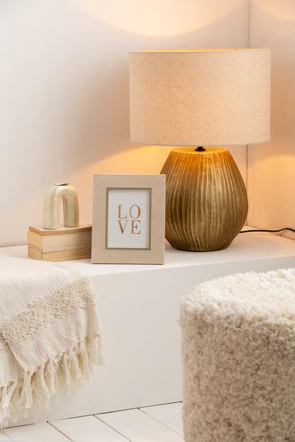 Fotolijst Dita Velvet Beige Medium