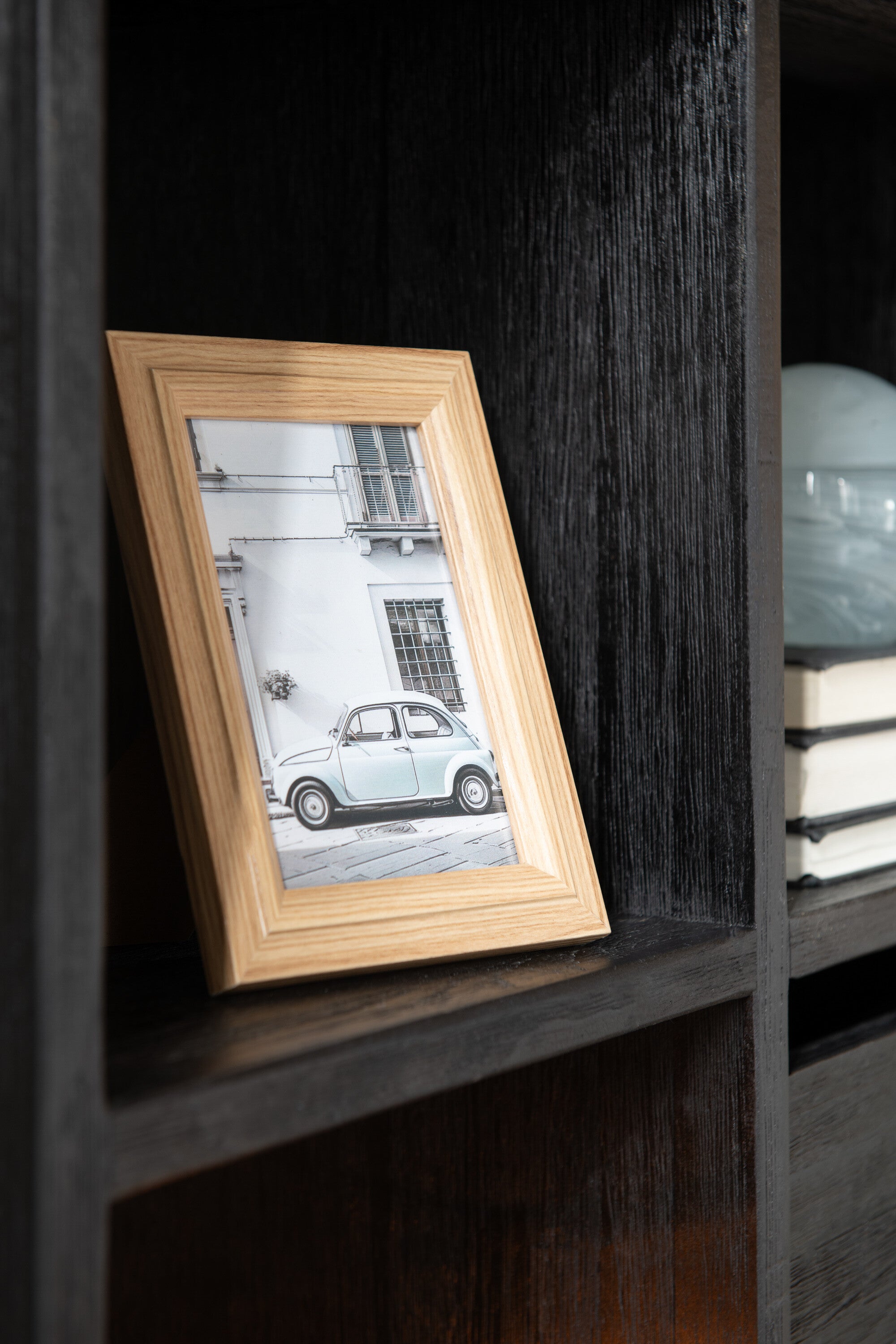 J-Line Fotokader Bob Mdf Naturel Klein